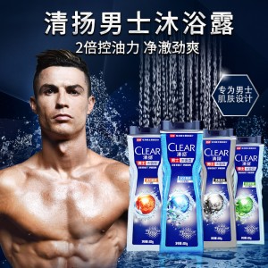 清扬(CLEAR)沐浴露 男士平衡控油 水润平衡型200g