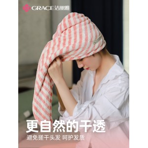 洁丽雅干发帽超强吸水速干加厚2022新款女夏浴帽包头发毛巾洗头巾