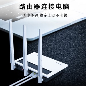 六类CAT6类网线 机顶盒非屏蔽8芯双绞工程跳线 灰色1米 W191C