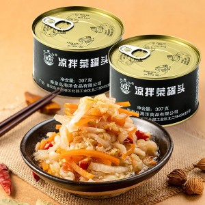 蔬菜罐头 即食拌饭熟食户外方便食品 凉拌菜泡菜 咸菜榨菜