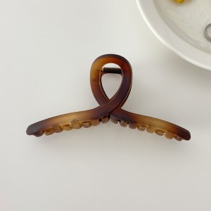 雾面磨砂高级感鲨鱼夹抓 夹大号发夹女后脑勺发卡盘发头饰