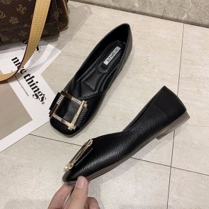 豆豆鞋 女平底小皮鞋 女士一脚蹬 春夏季懒人鞋