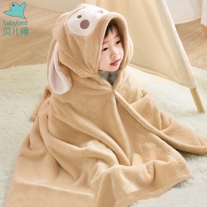 어린이 목욕수건 후드 아기 목욕가운 