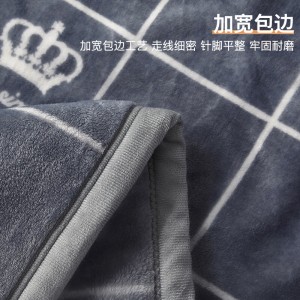 加厚云貂绒毯子 法兰绒午睡毯 珊瑚绒办公室盖毯