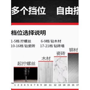 超大功率手电钻 无刷锂电双速充电钻 小钢炮 多功能电动螺丝刀