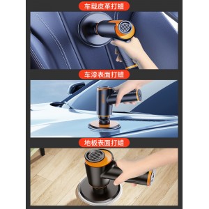 汽车打蜡神器 无线抛光机 打磨机 美容专用车漆划痕修复海绵轮抛光盘