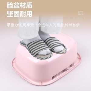 塑料长方盆脸盆 洗漱盆 沥水盆 蔬菜水果盆子 家用