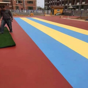 户室外pvc运动阳台顶楼地胶 球场塑胶地板 防水防晒防滑幼儿园epdm