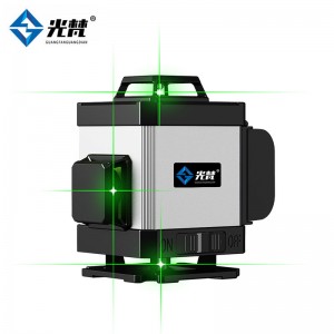 十二线激光红 外线水平仪 高精度强光细线平水 贴墙地绿光户外12线