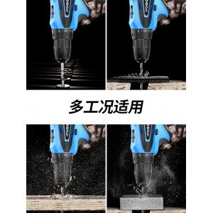 无刷冲击 25v液晶显器示手电钻 16.8伏锂电钻 12V充电式电批家用