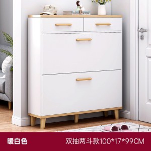 鞋柜 小户型室内窄翻斗卧室靠墙防尘入户简易收纳柜