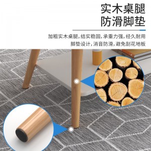 北欧迷你小圆桌 简约圆形小户型客厅桌子 家用沙发卧室创意双层茶几