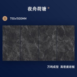 夜舟荷塘