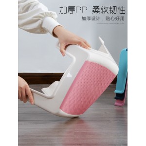 塑料小凳子 家用现代简约加厚 儿童板凳 厕所洗澡防滑矮凳 成人换鞋凳