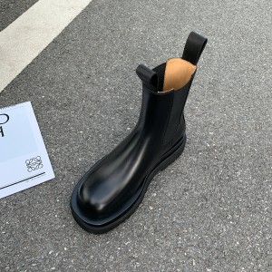 黑色真皮【短筒单里内增】