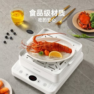 电蒸锅多功能 家用蒸锅24L大容量可视盖 子